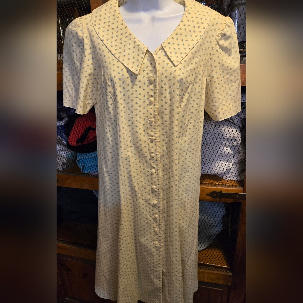 Vintage Yellow Dress